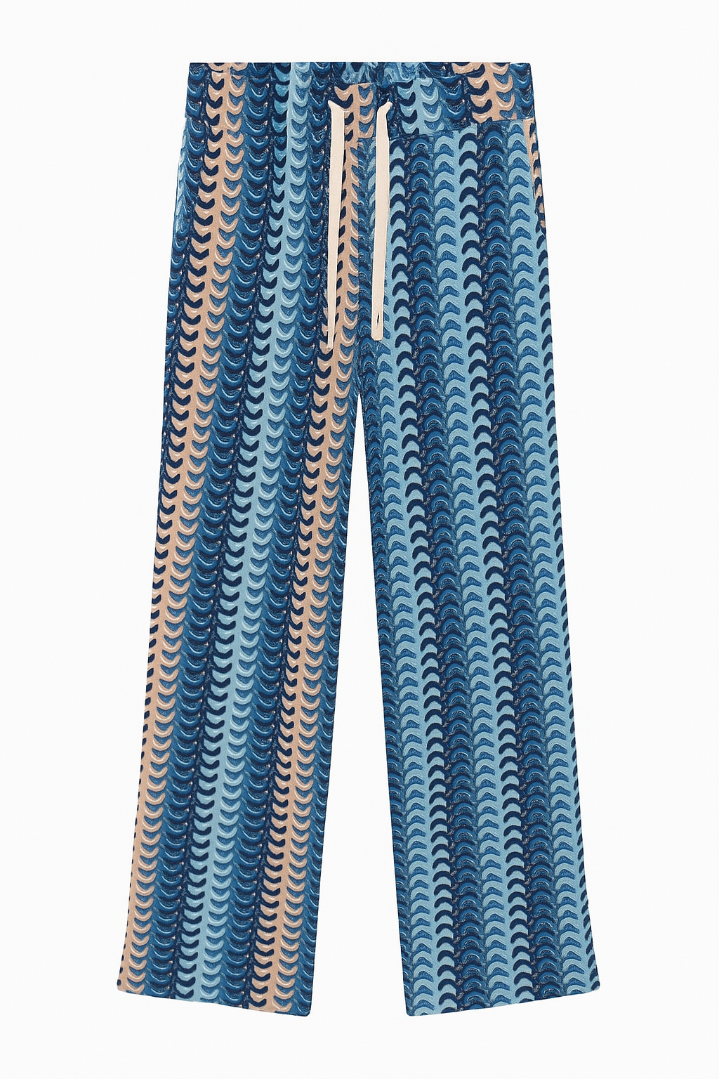 Stylische Kofferhose "ZIK ZAK" BLUE