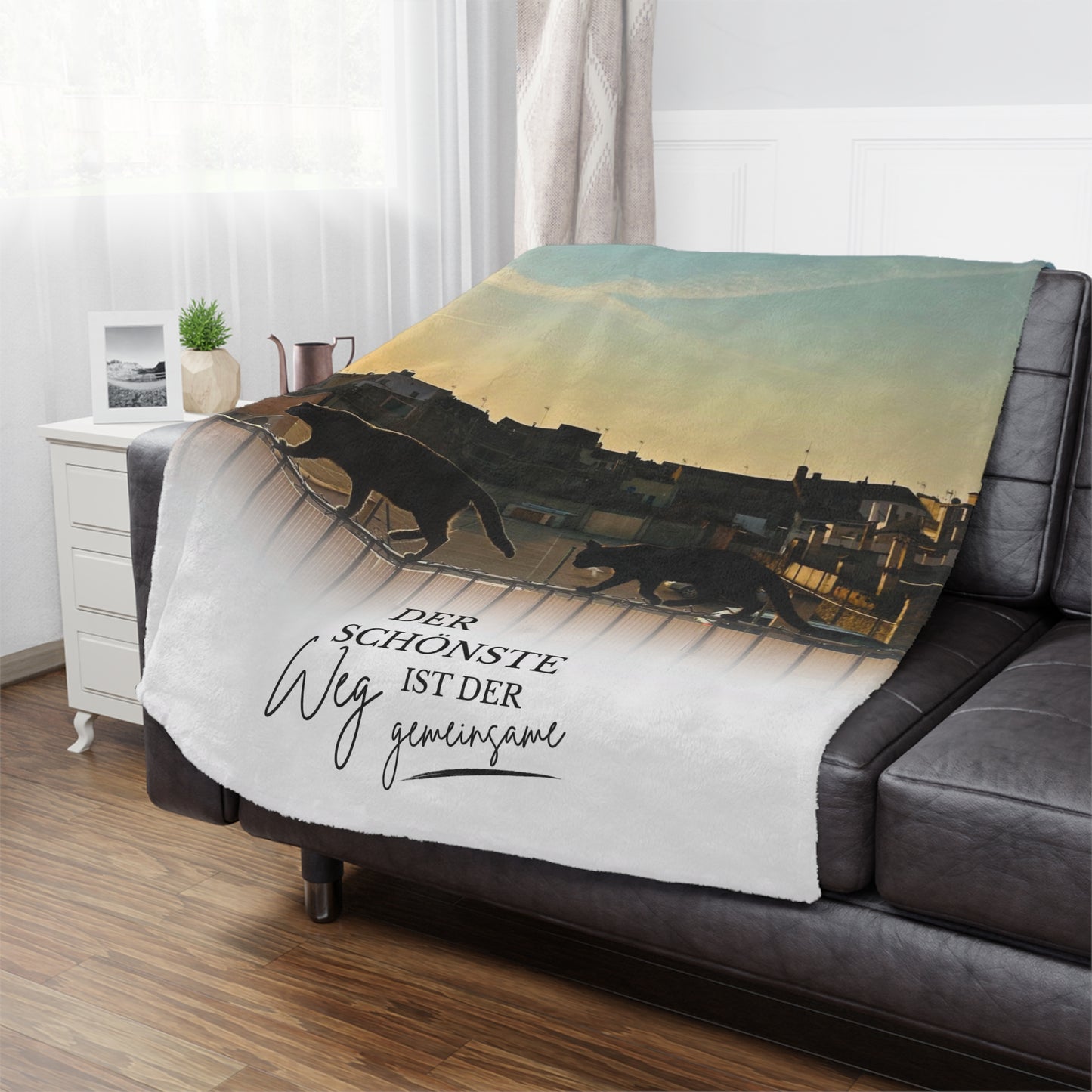 KIRSTEN PERSÖNLICH Kuscheldecke "GEMEINSAM"