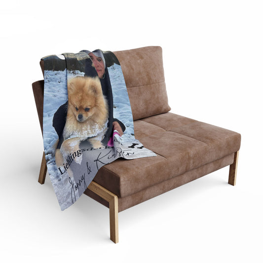KIRSTEN PERSÖNLICH Kuscheldecke "Liebling und Ich"