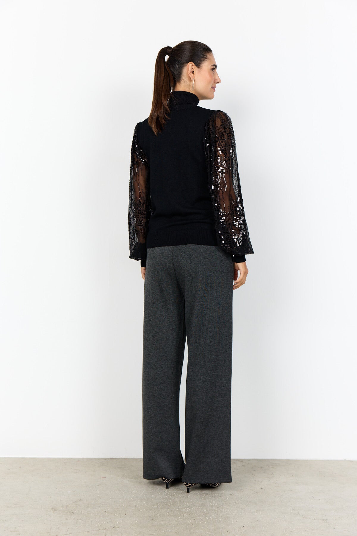 SC-DOLLIE 803 PULLOVER SCHWARZ