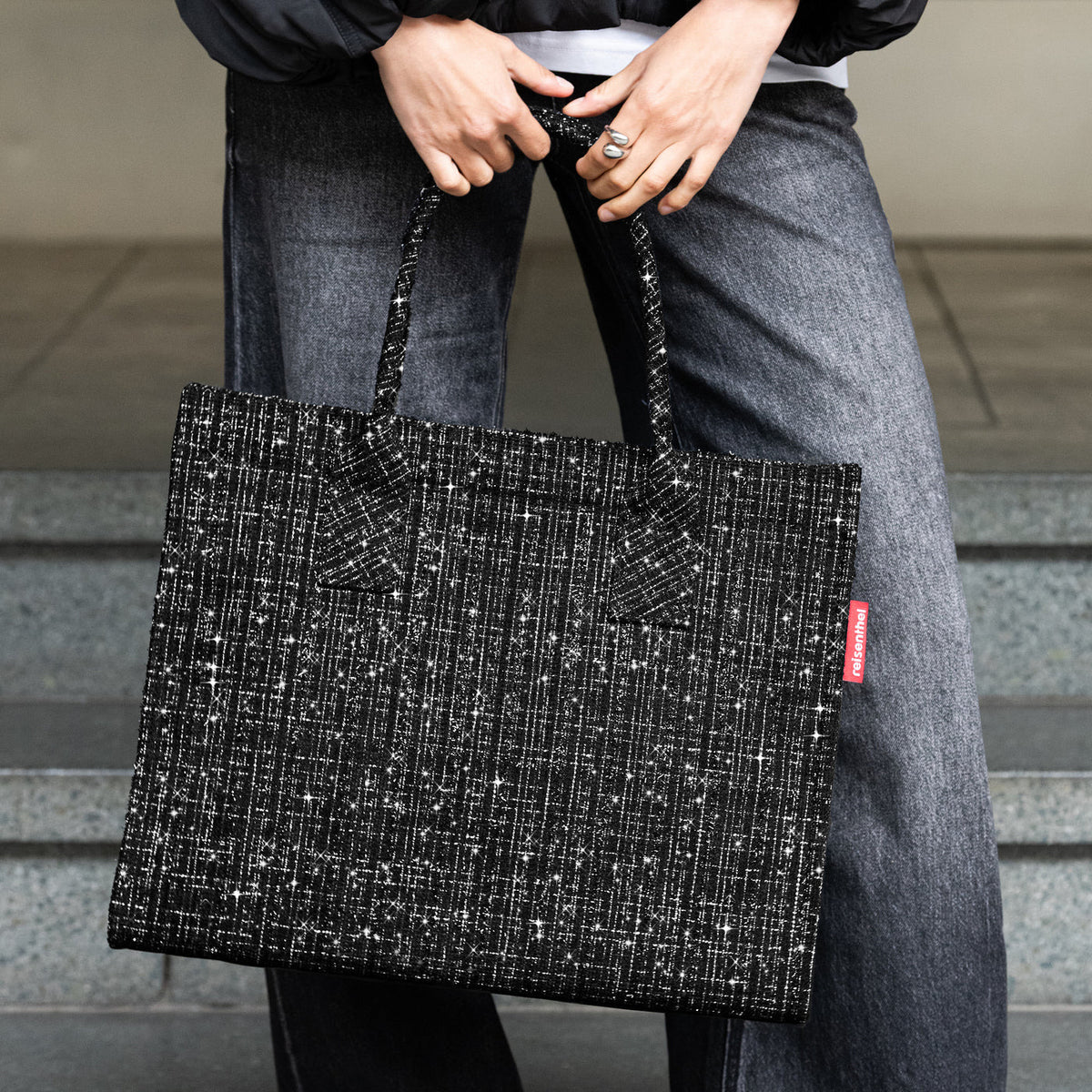 Daily Shopper Bouclé Black