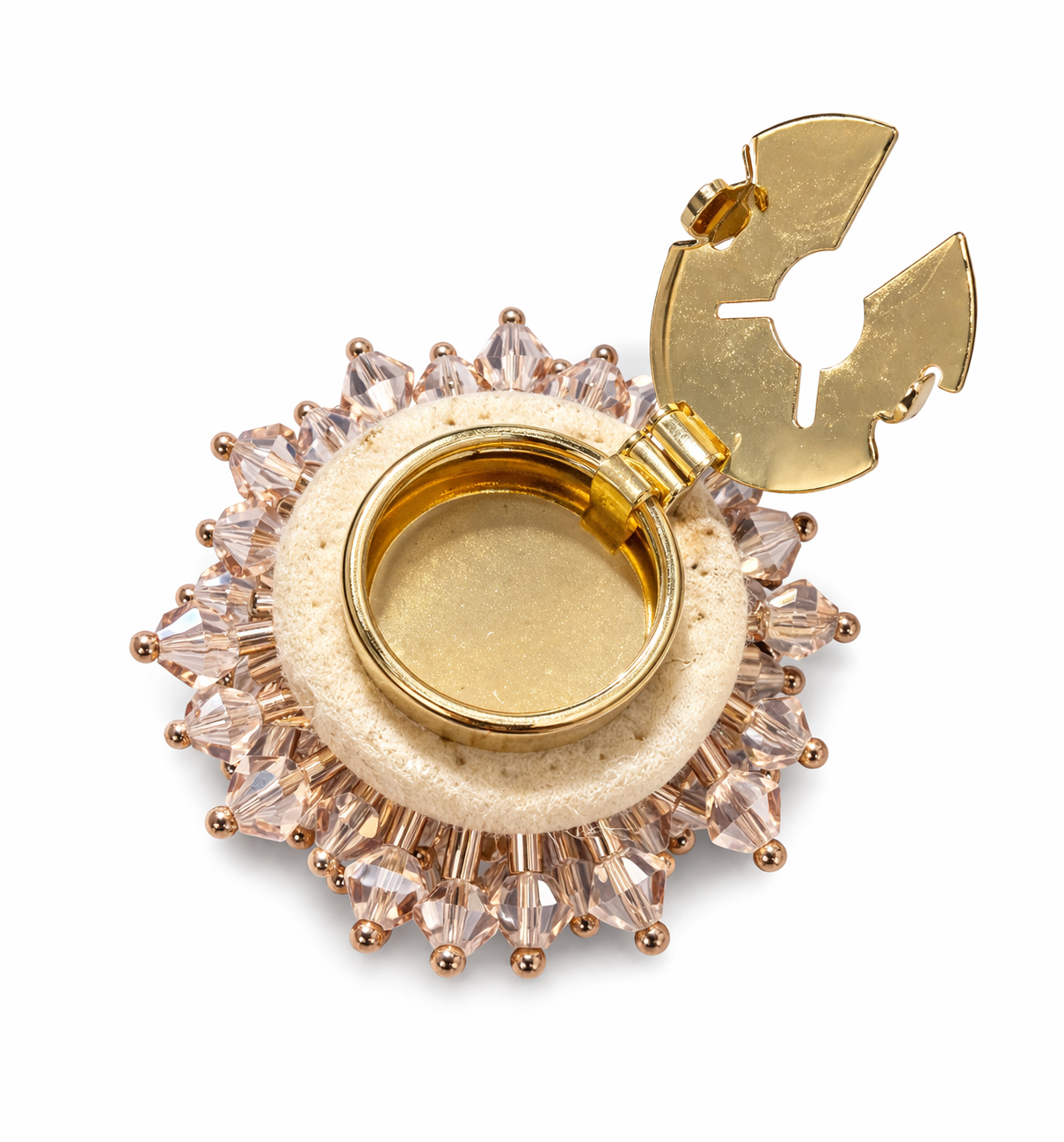 Brosche „Rosé Blossom“