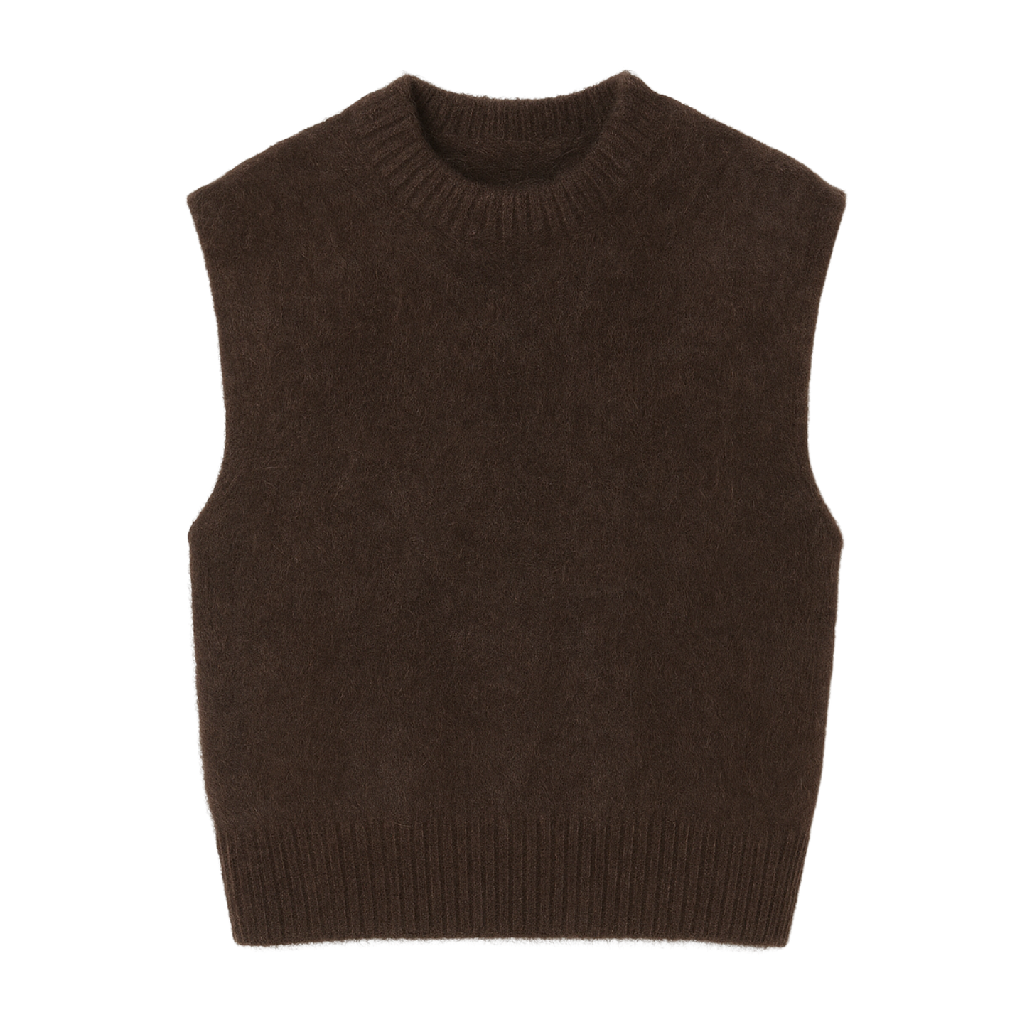 Schicker Mohair Pullunder in Chocolate