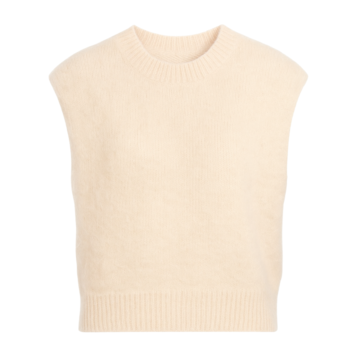 Schicker Mohair Pullunder in Cremé