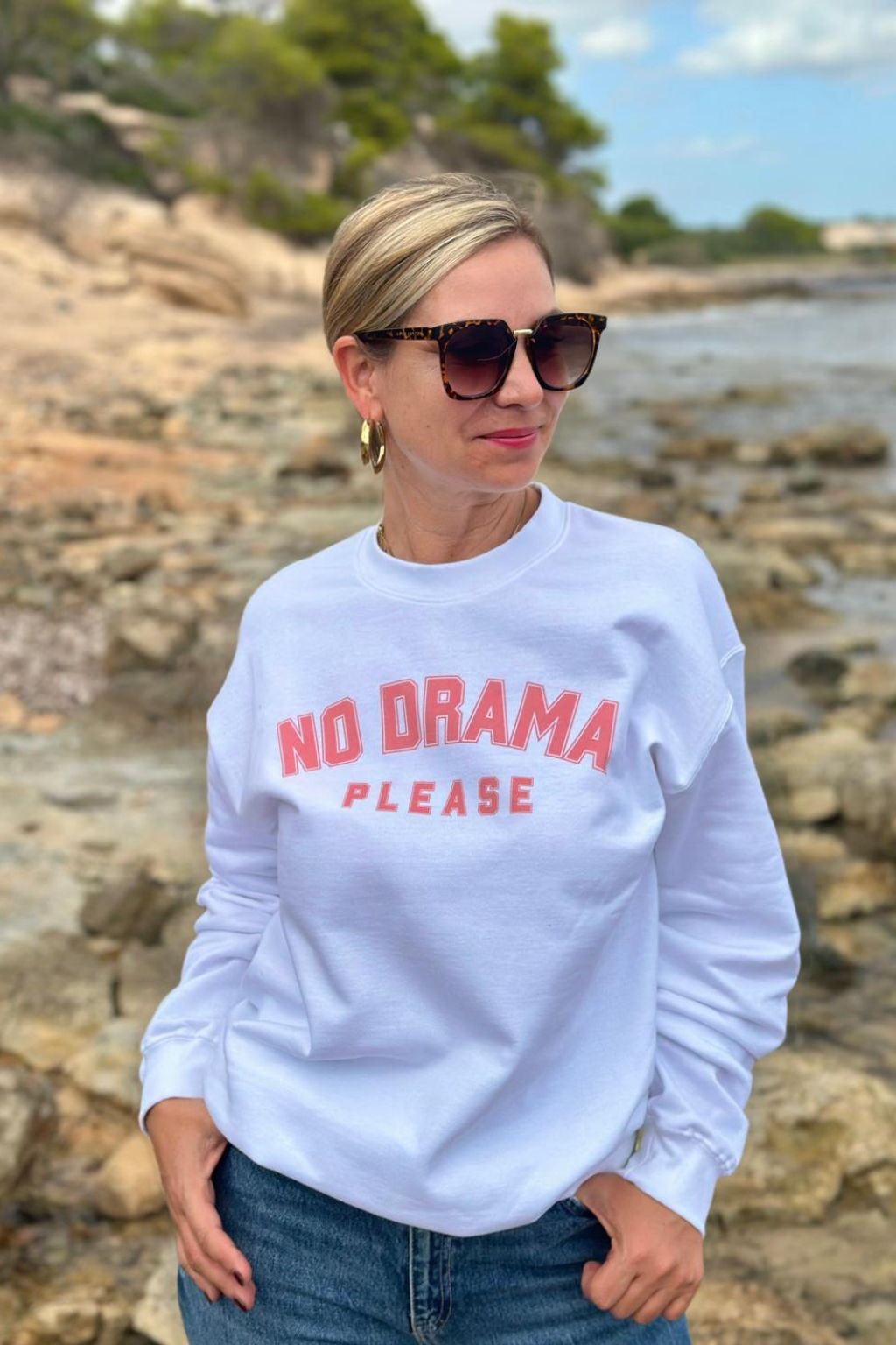 KIRSTEN PERSÖNLICH Sweatshirt "NO DRAMA"