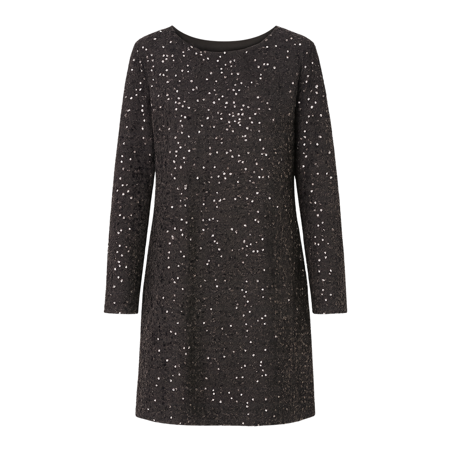 Zuckersüßes Paillettenkleid in Taupé