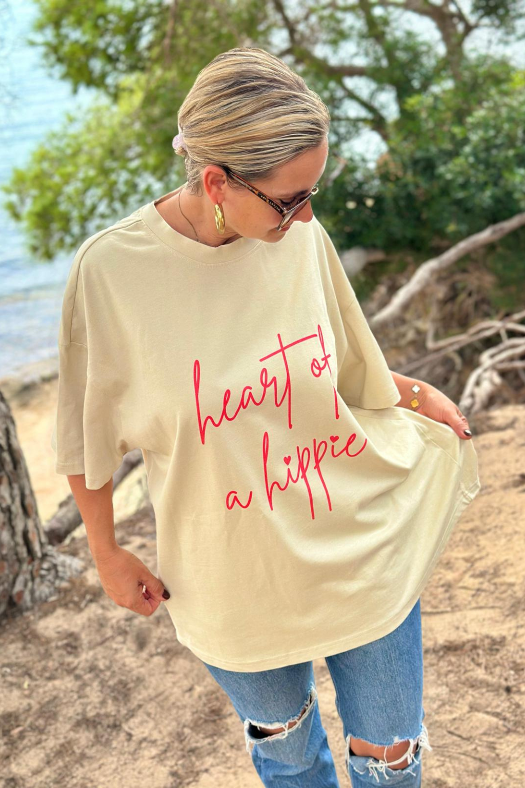 KIRSTEN PERSÖNLICH Oversized T-Shirt "heart of a..."