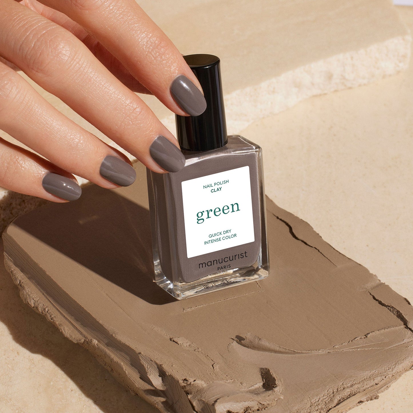 VERNIS À ONGLES GREEN™ - 15 ML Clay