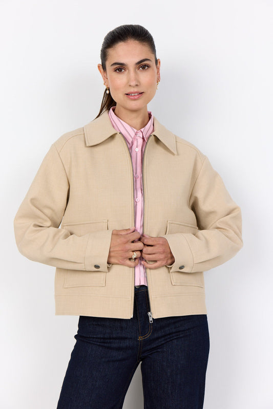 SC-OAKLEY 3 JACKE SAND