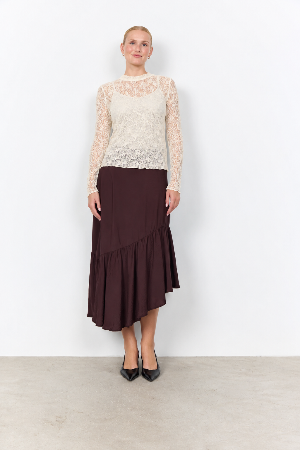 SC-JABINA 1 BLUSE - CREME