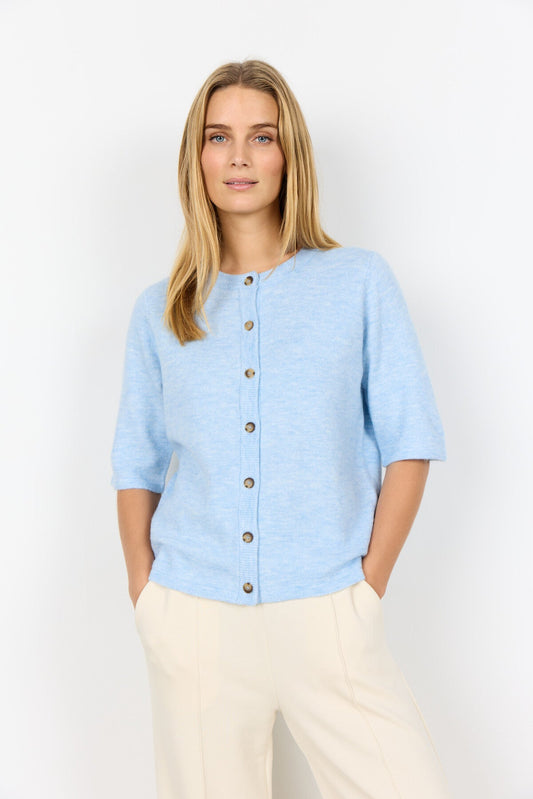 SC-ORLEAN 9 CARDIGAN HELLBLAU