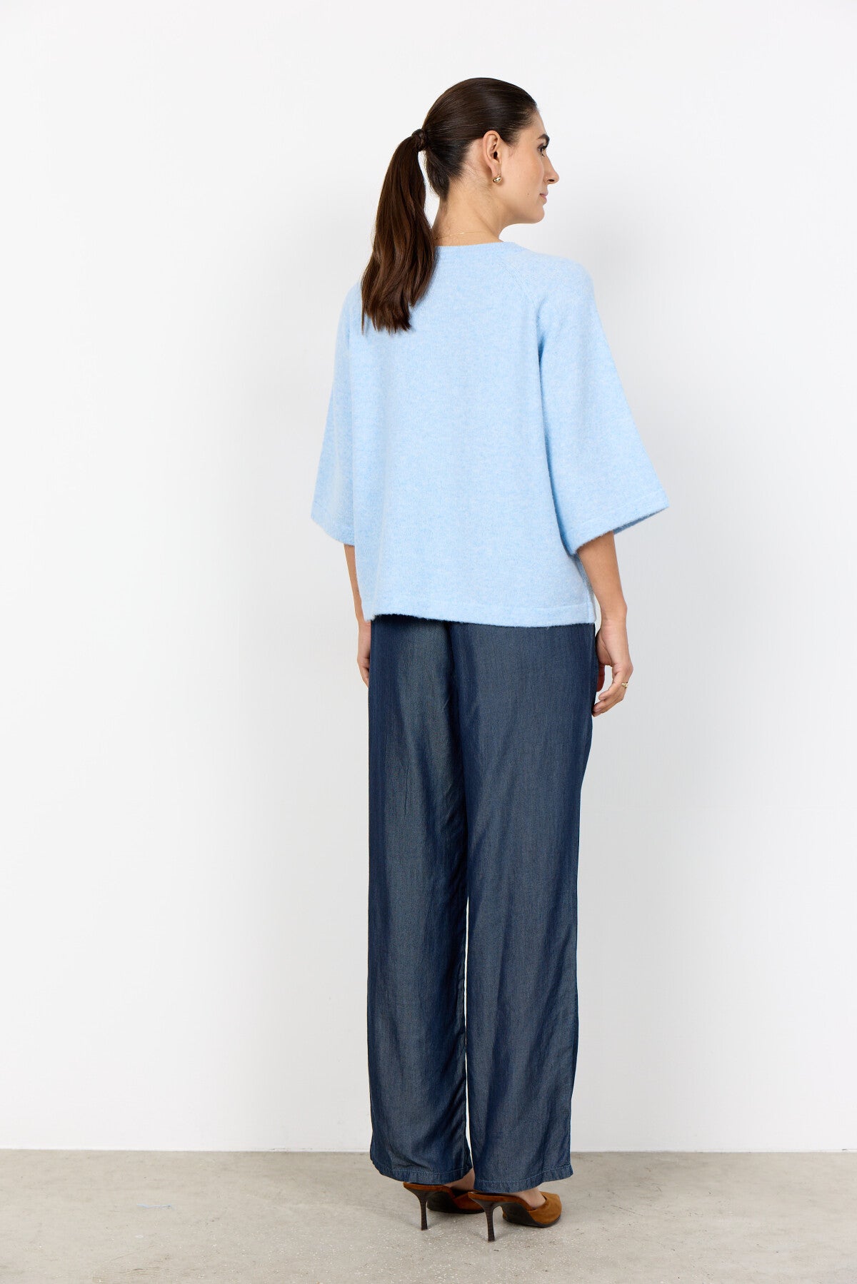 SC-ORLEAN 1 PULLOVER HELLBLAU