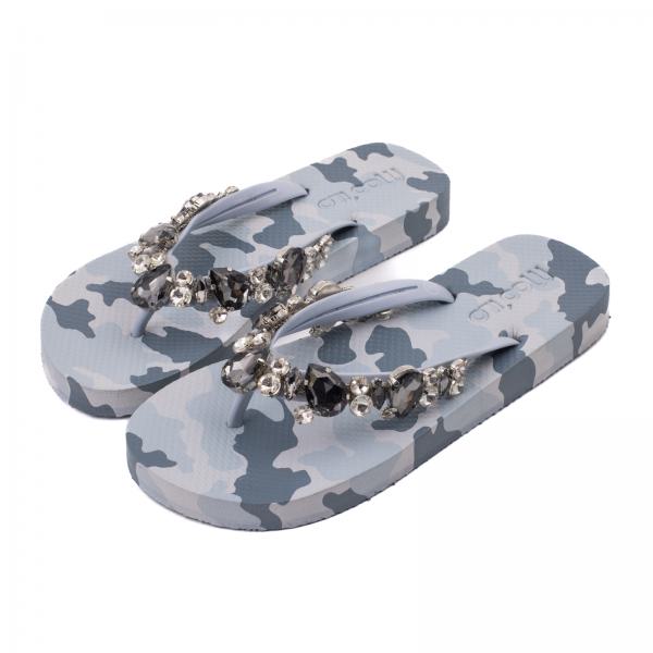 MOO ILO FLIPPIS & Neopren Tasche in GREY CAMO