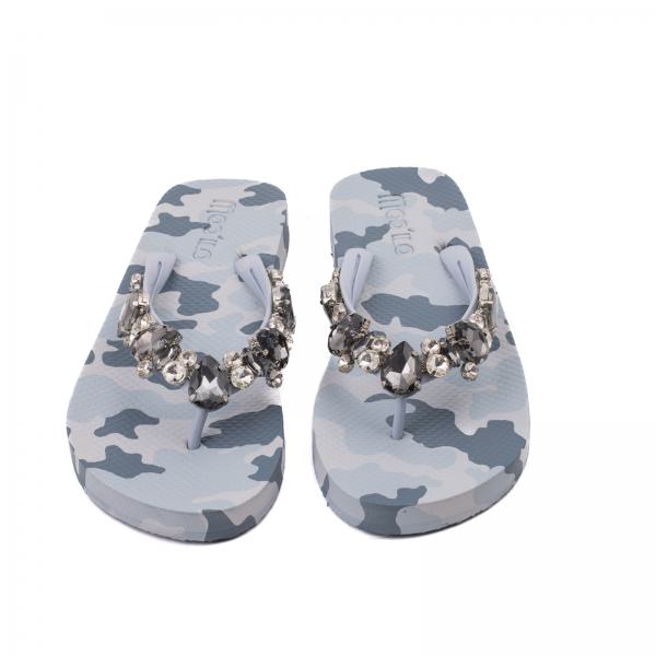 MOO ILO FLIPPIS & Neopren Tasche in GREY CAMO