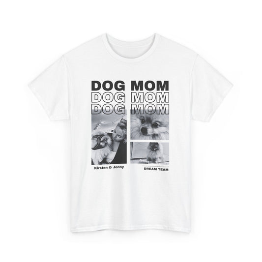 Stylisches Shirt "DOG MOM" Personalisierbar