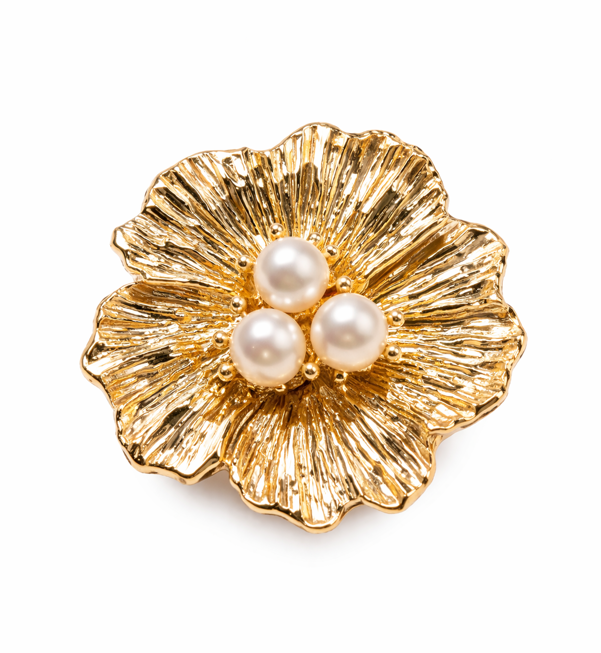 Brosche „Golden Bloom“