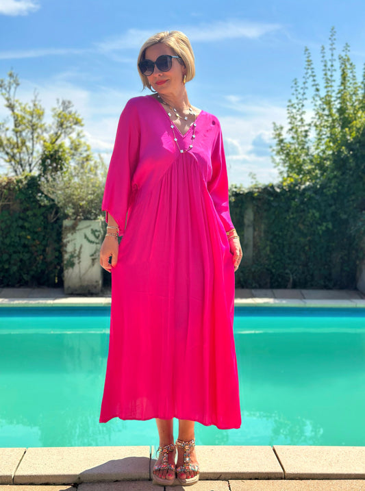 Stylisches Sommerkleid "VICTORIA" in Pink