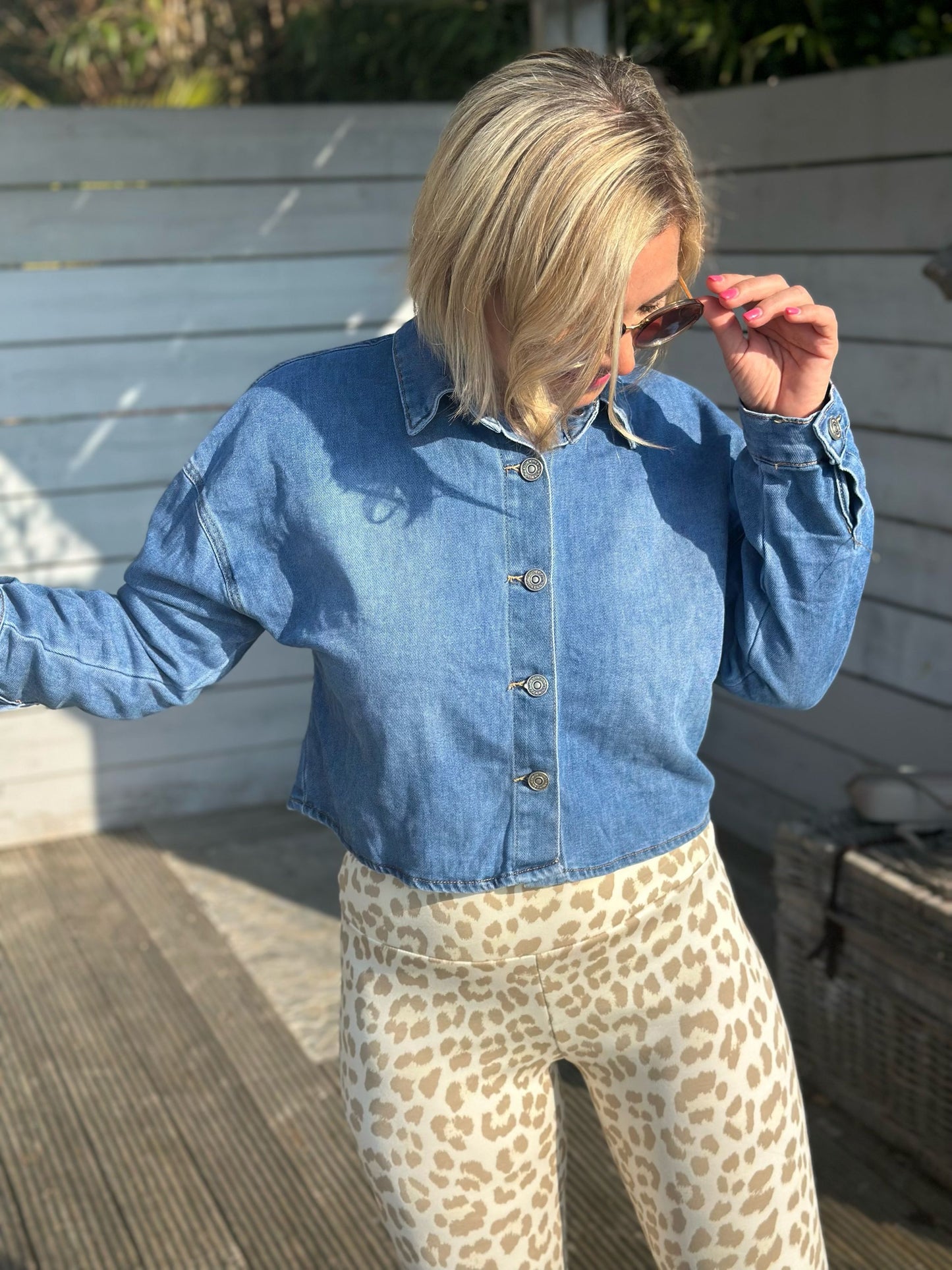 Jeansjacke „Soft Denim Chic“ – Cropped Style