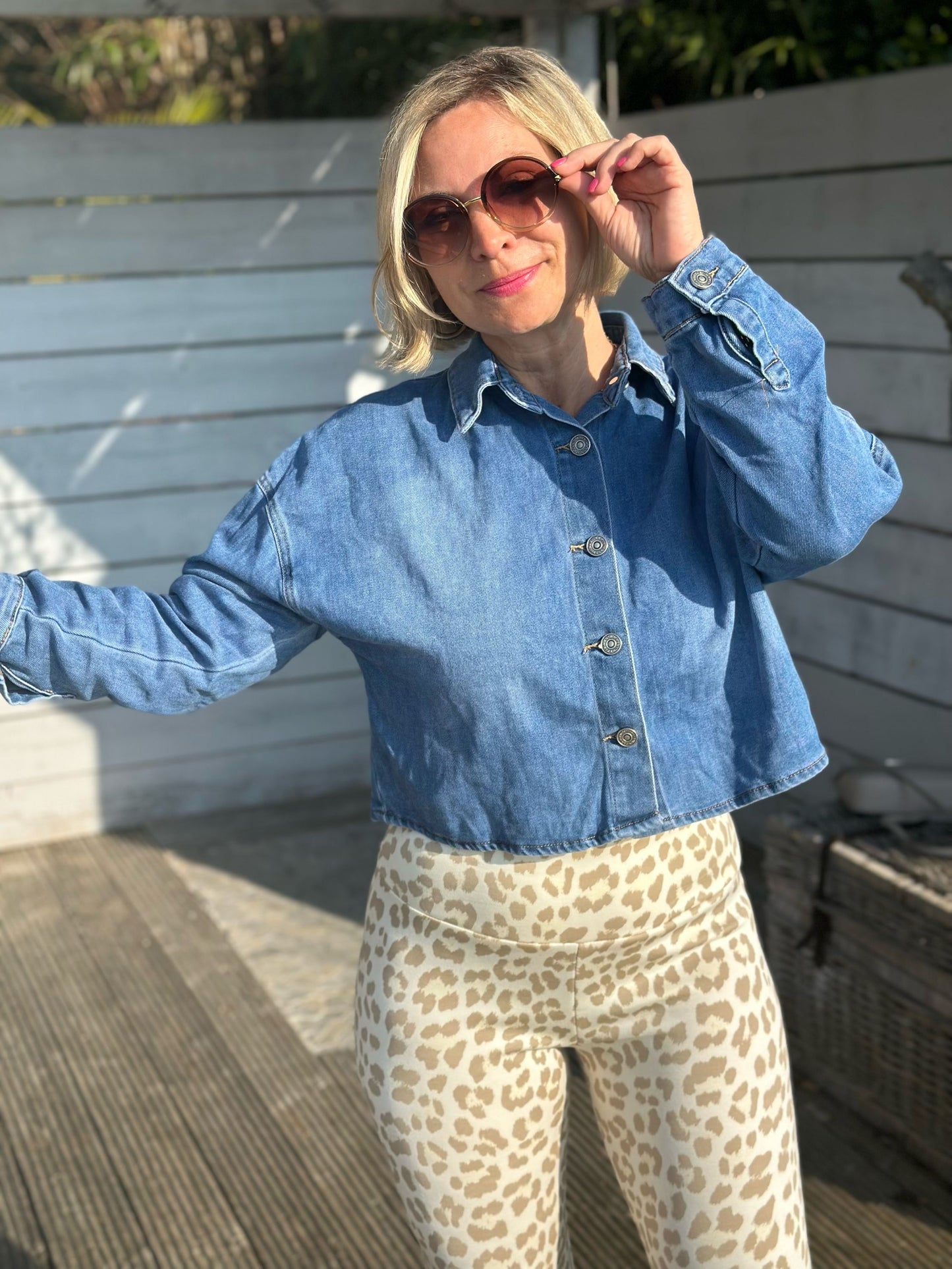 Jeansjacke „Soft Denim Chic“ – Cropped Style