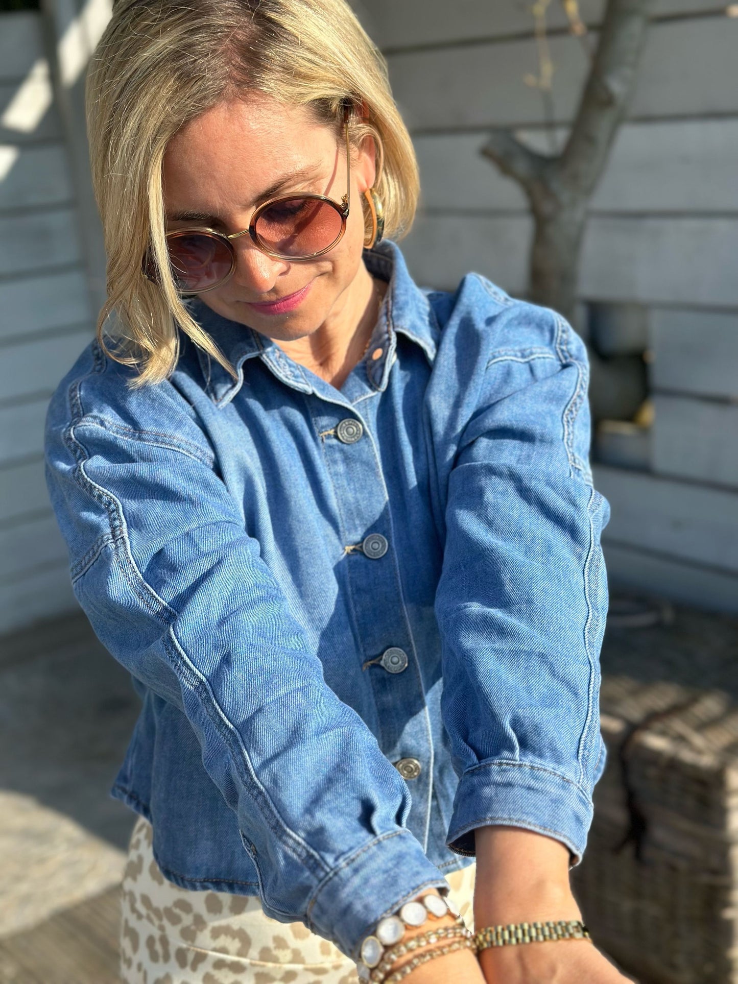 Jeansjacke „Soft Denim Chic“ – Cropped Style