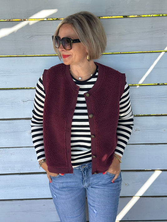 SC-ONYX 6 WESTE BORDEAUX