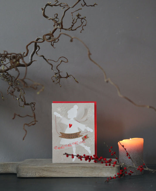 Winterfeenkarte - Wundervolle Weihnachten
