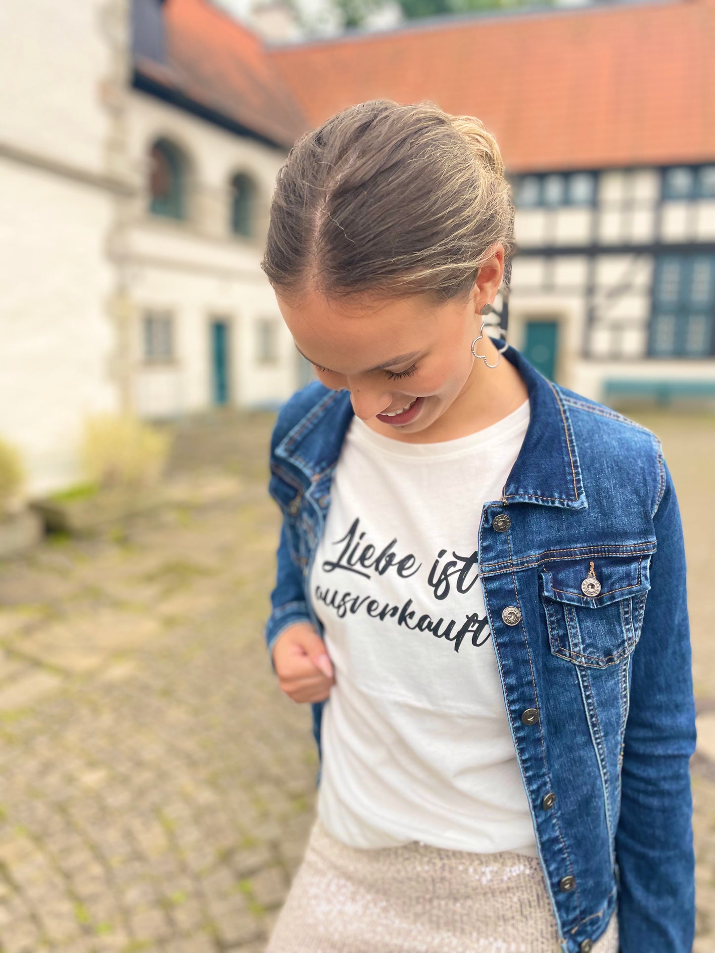 Zuckersüße Herbst-Jeansjacke