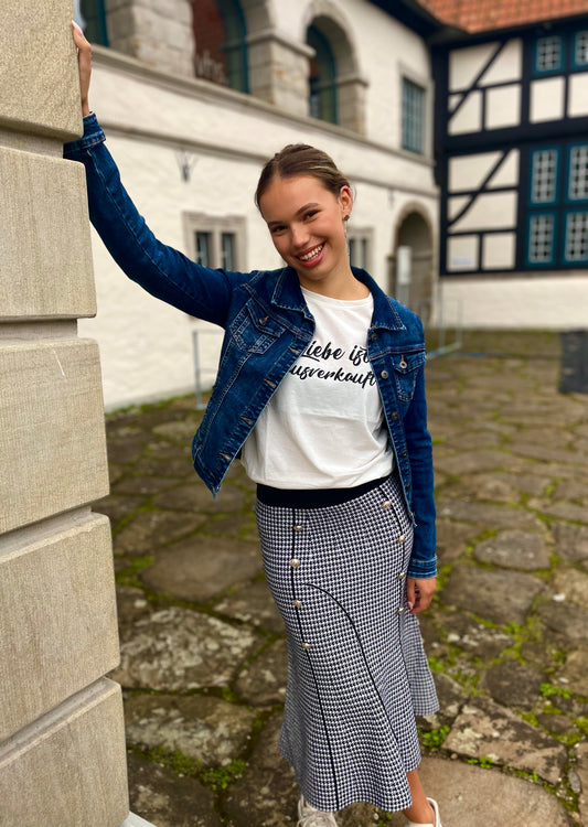 Zuckersüße Herbst-Jeansjacke