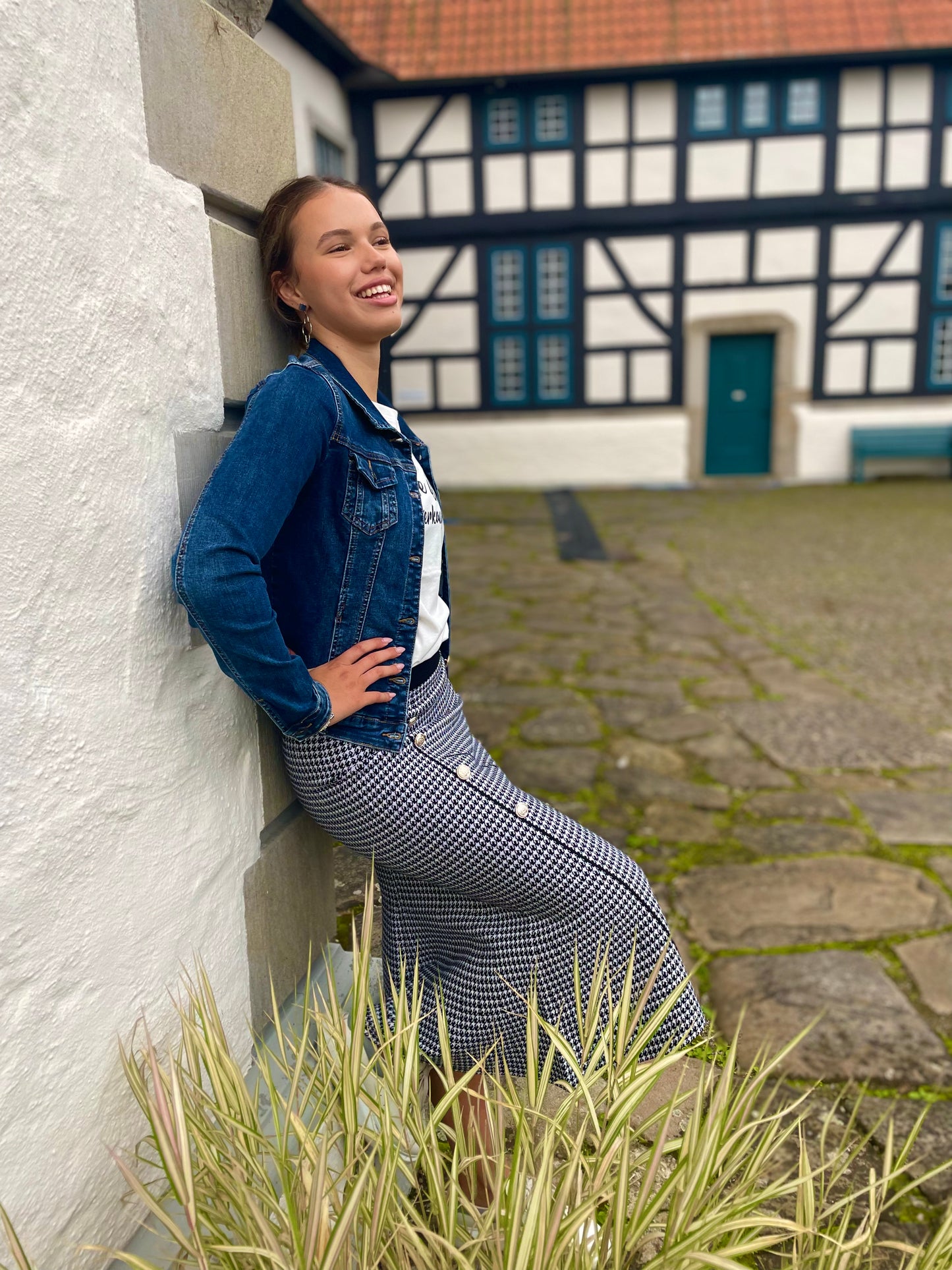 Zuckersüße Herbst-Jeansjacke