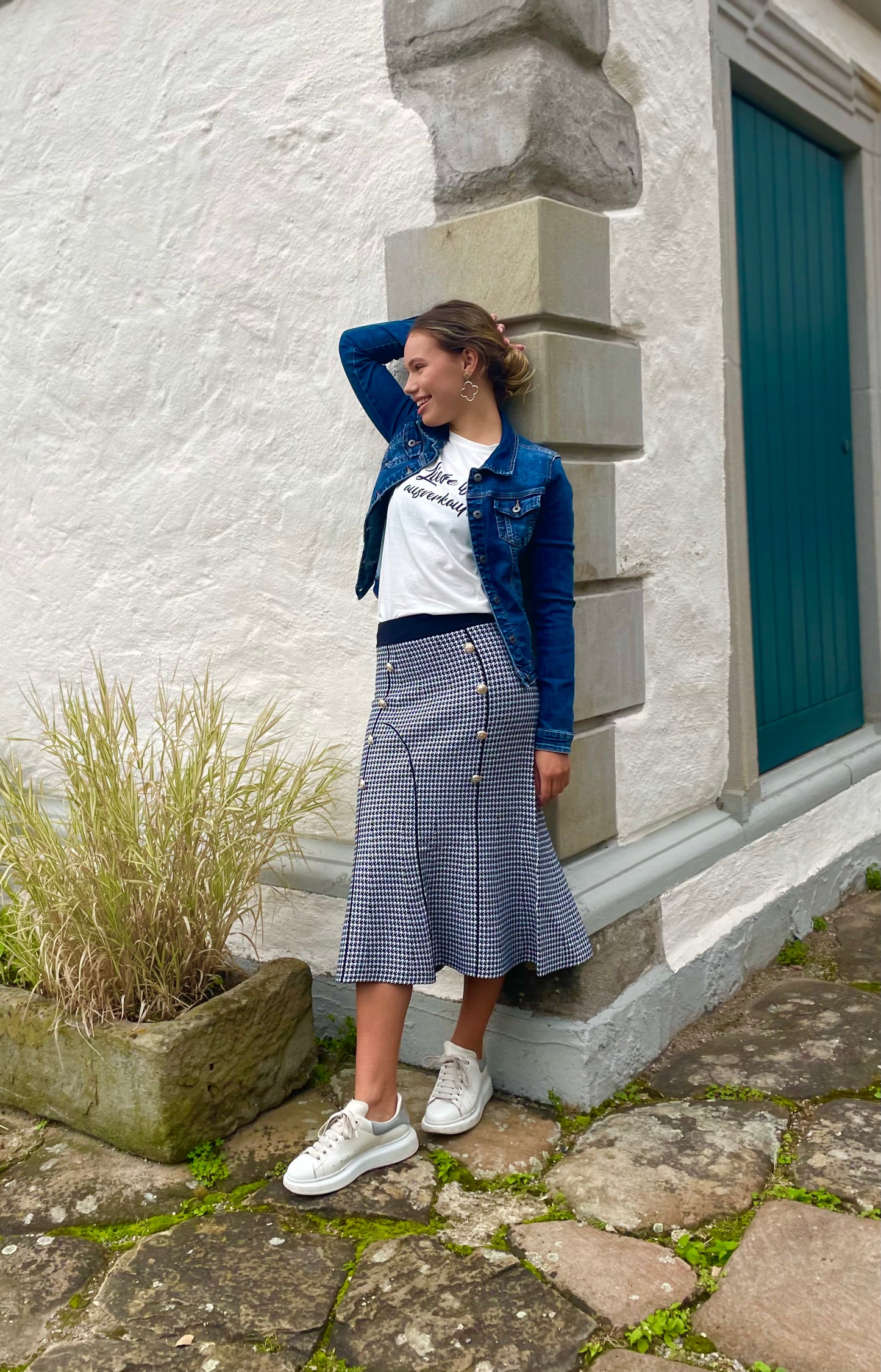 Zuckersüße Herbst-Jeansjacke