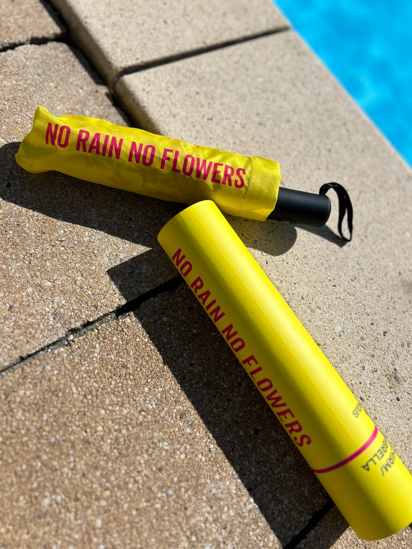 Be Famous Regenschirm NO RAIN NO FLOWERS