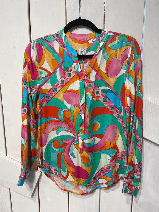 EMILY van den Bergh Bluse "ZIK ZAK"