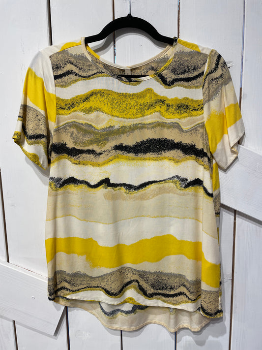 Soyaconcept Kurz-Arm Bluse YELLOW