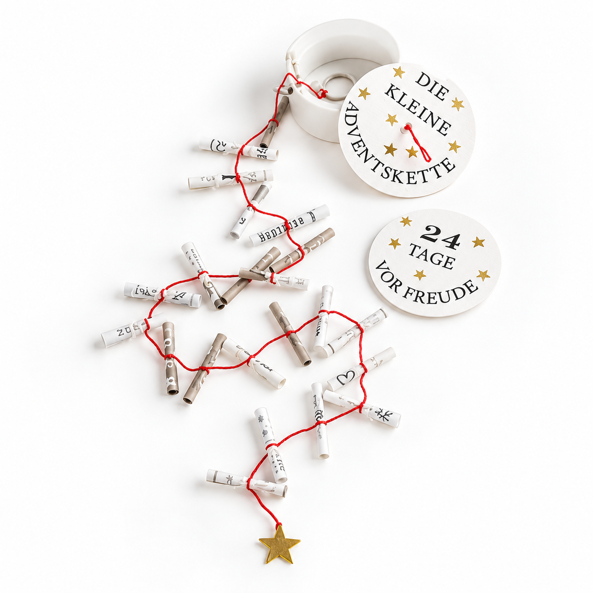 Adventskalenderkette – 24 Tage Vorfreude