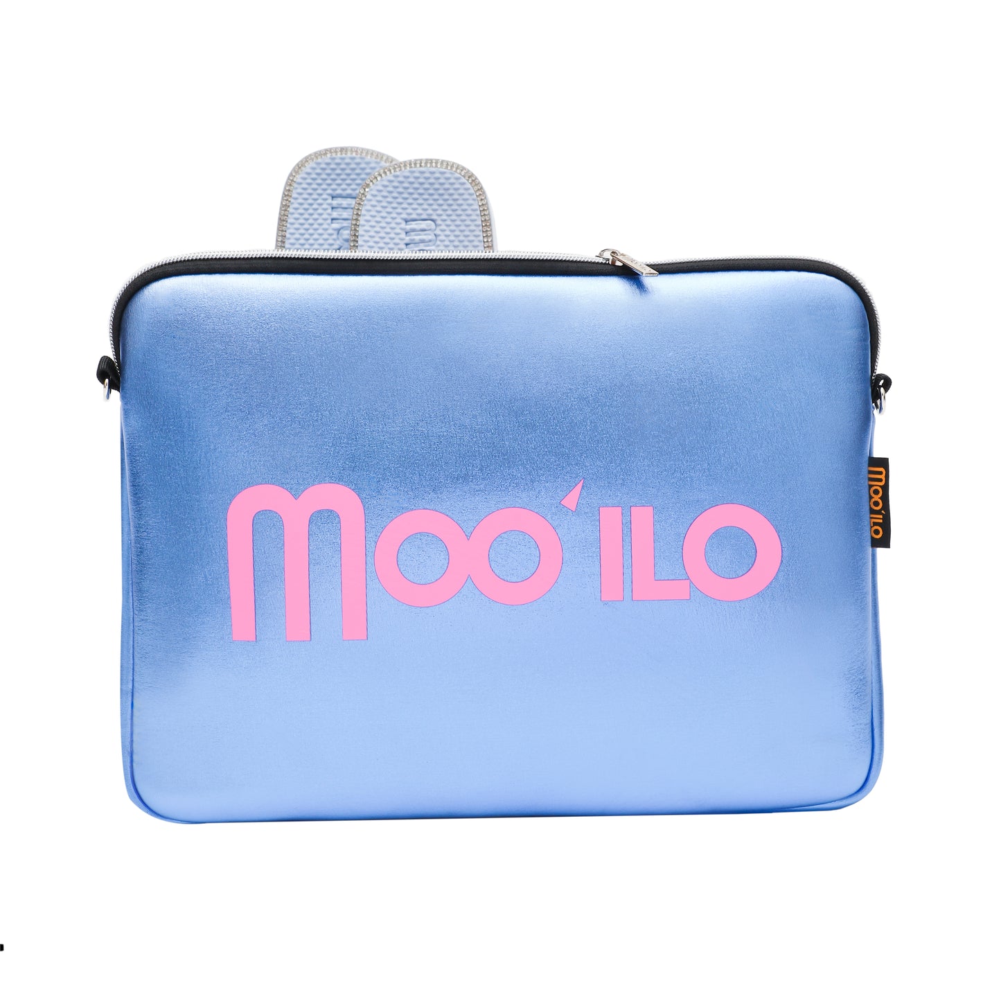 MOO ILO FLIPPIS & Neopren Tasche in Anna Hellblau