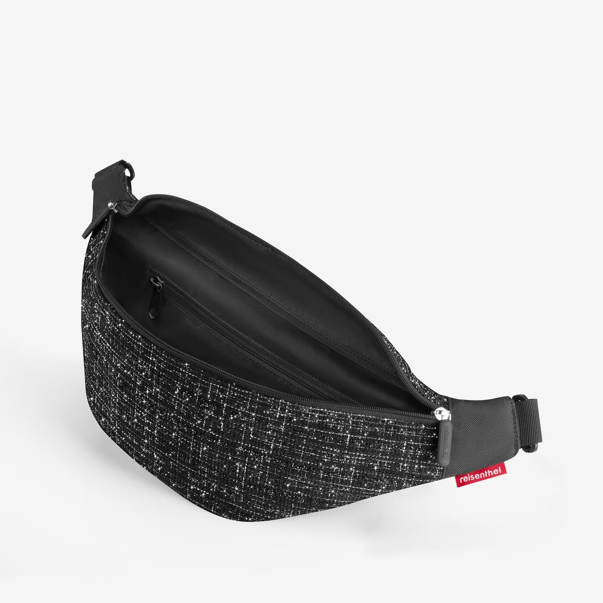 City Beltbag Bouclé - Schwarz