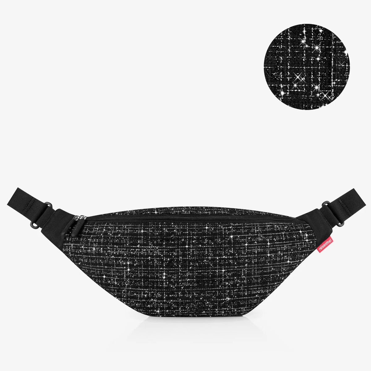 City Beltbag Bouclé - Schwarz
