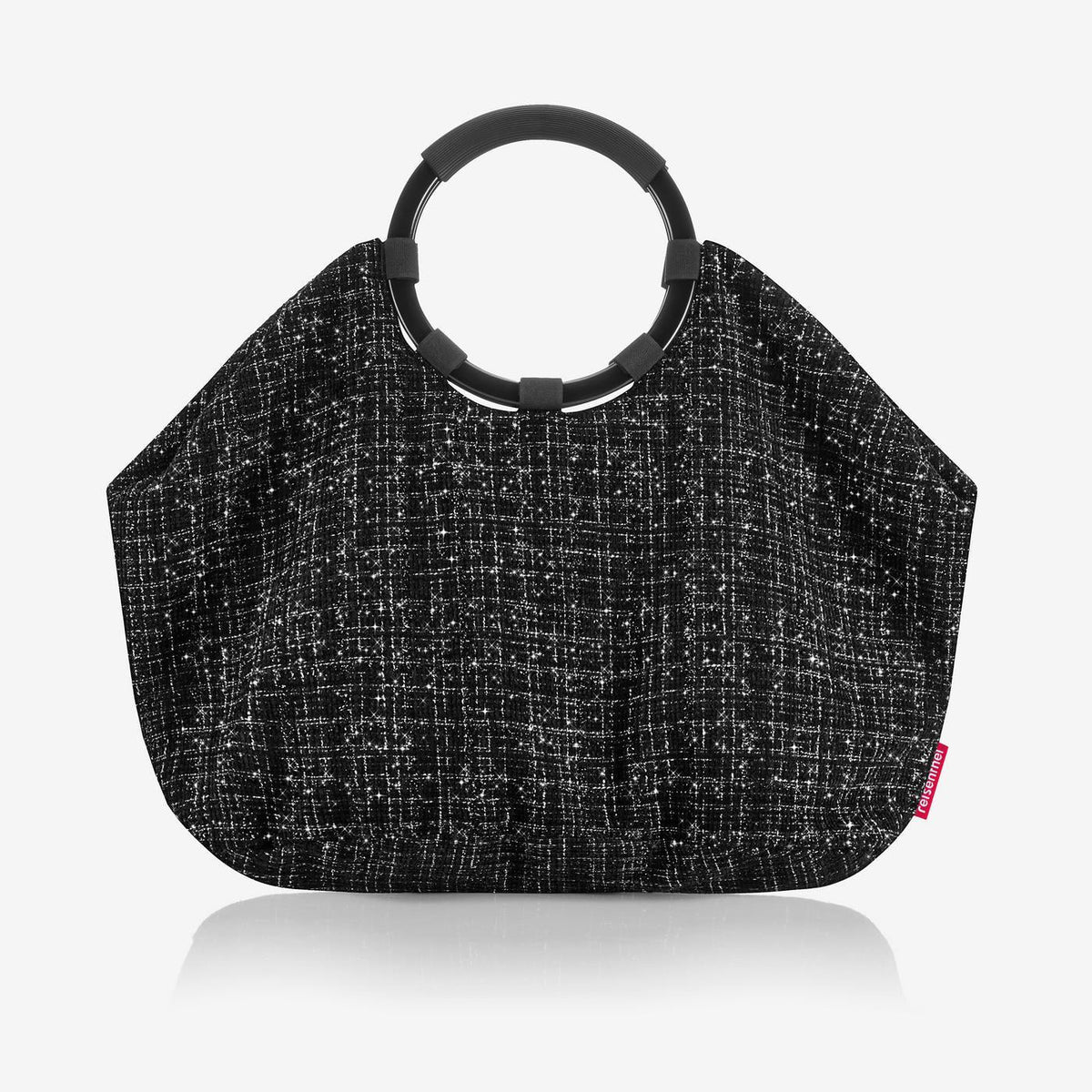 Loopbag Hobo Bouclé - Schwarz