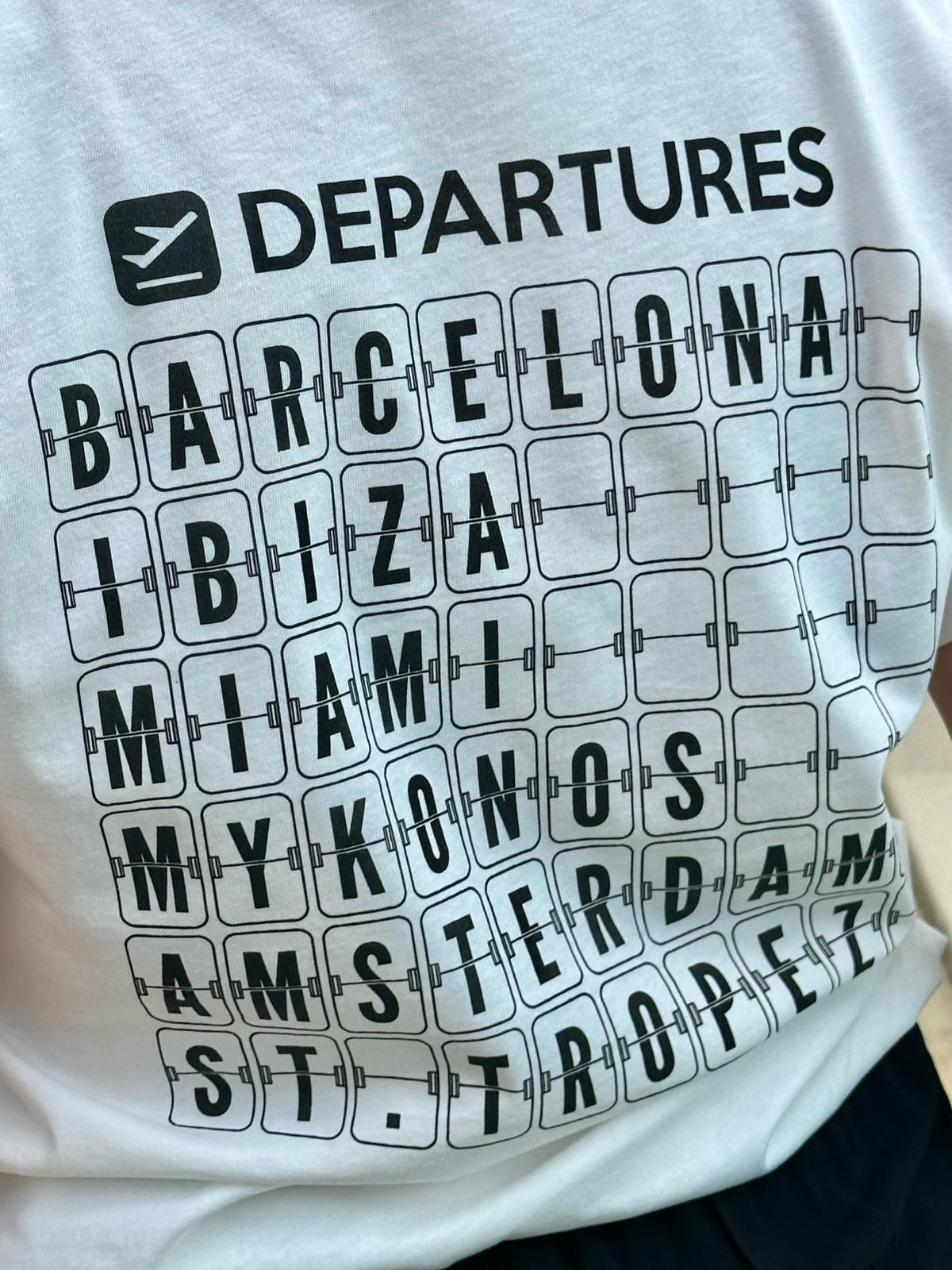 Süßes Sommershirt "DEPARTURES"