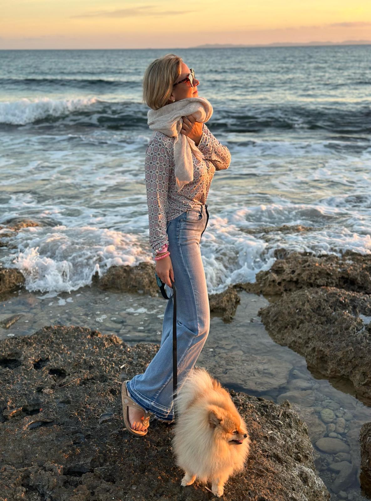 Stylische "light washed" Jeans für den Frühling