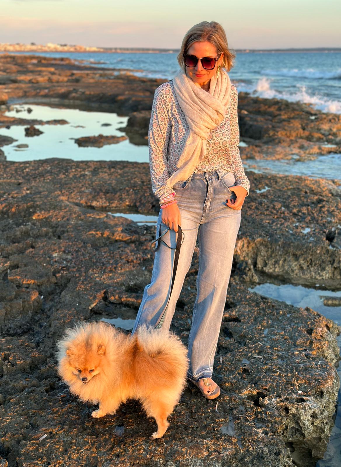 Stylische "light washed" Jeans für den Frühling