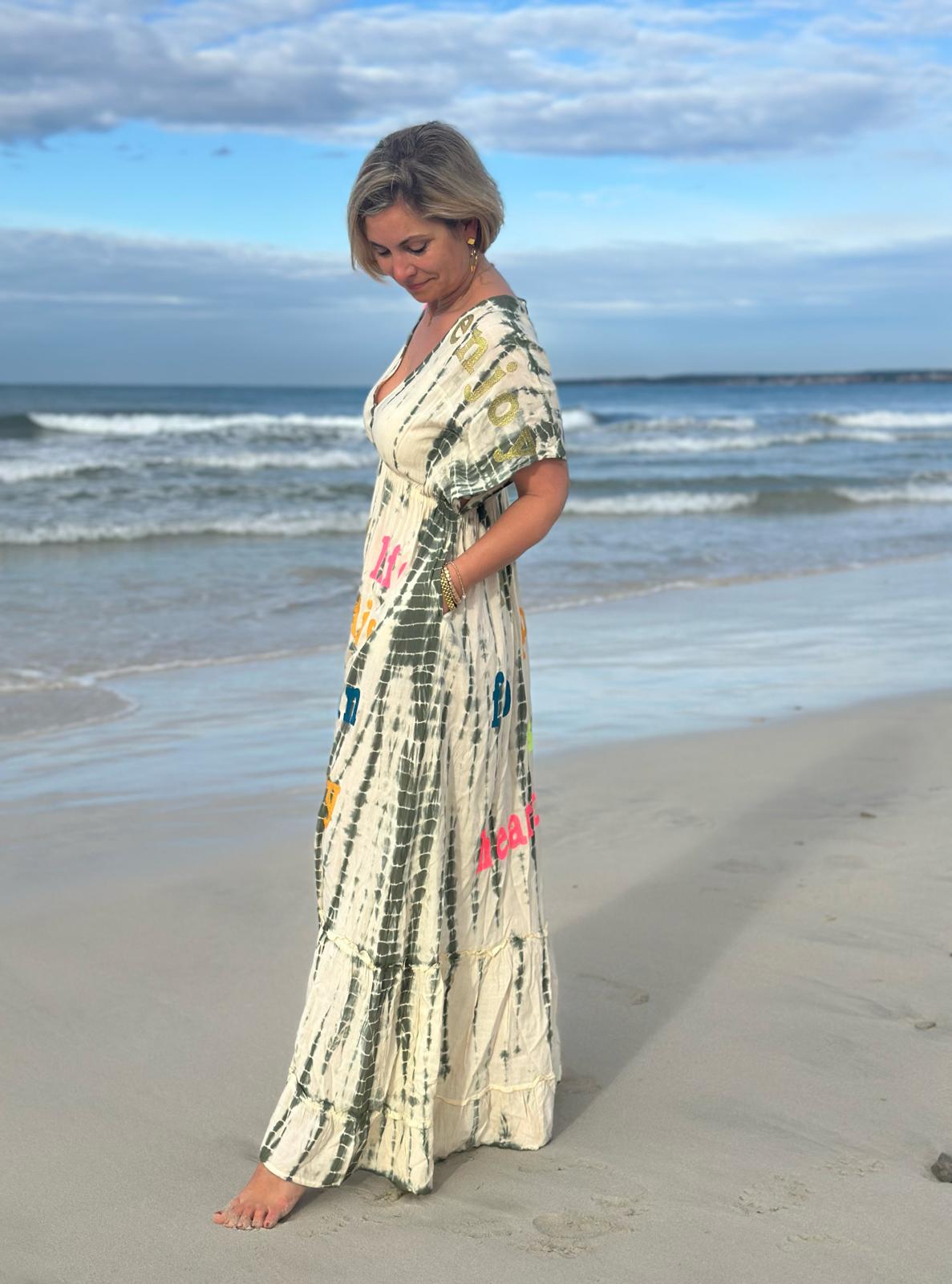 Onesize Maxikleid "MEDITERRANO"