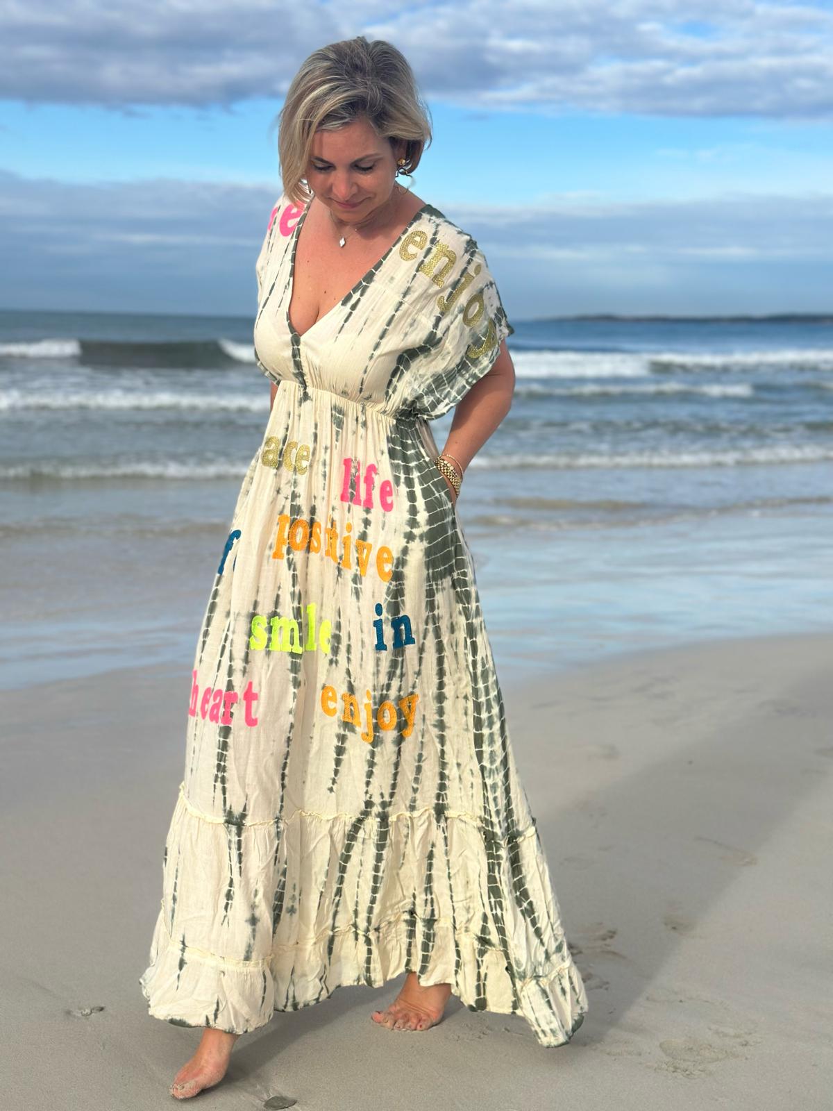 Onesize Maxikleid "MEDITERRANO"