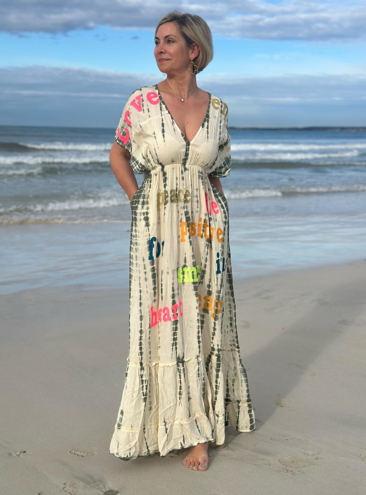 Onesize Maxikleid "MEDITERRANO"
