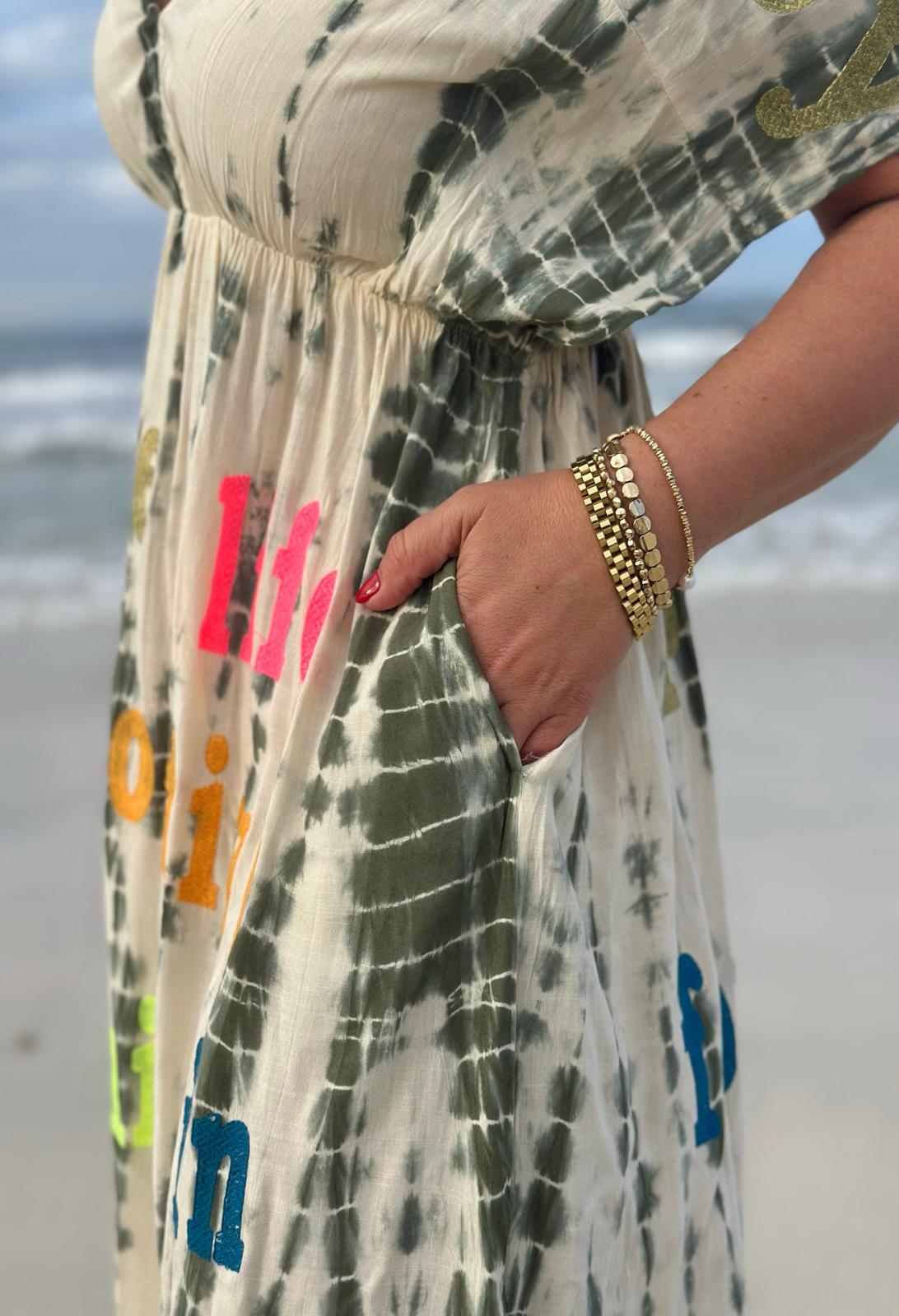 Onesize Maxikleid "MEDITERRANO"