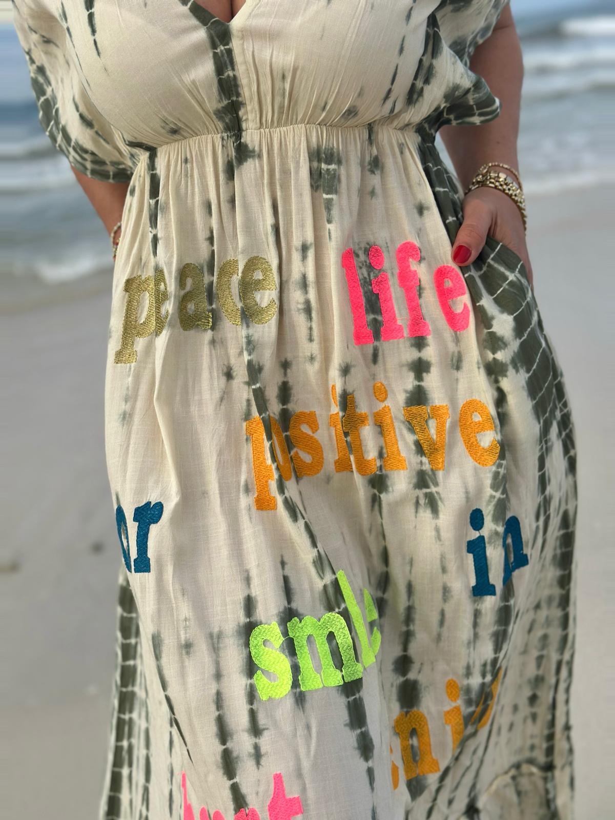 Onesize Maxikleid "MEDITERRANO"
