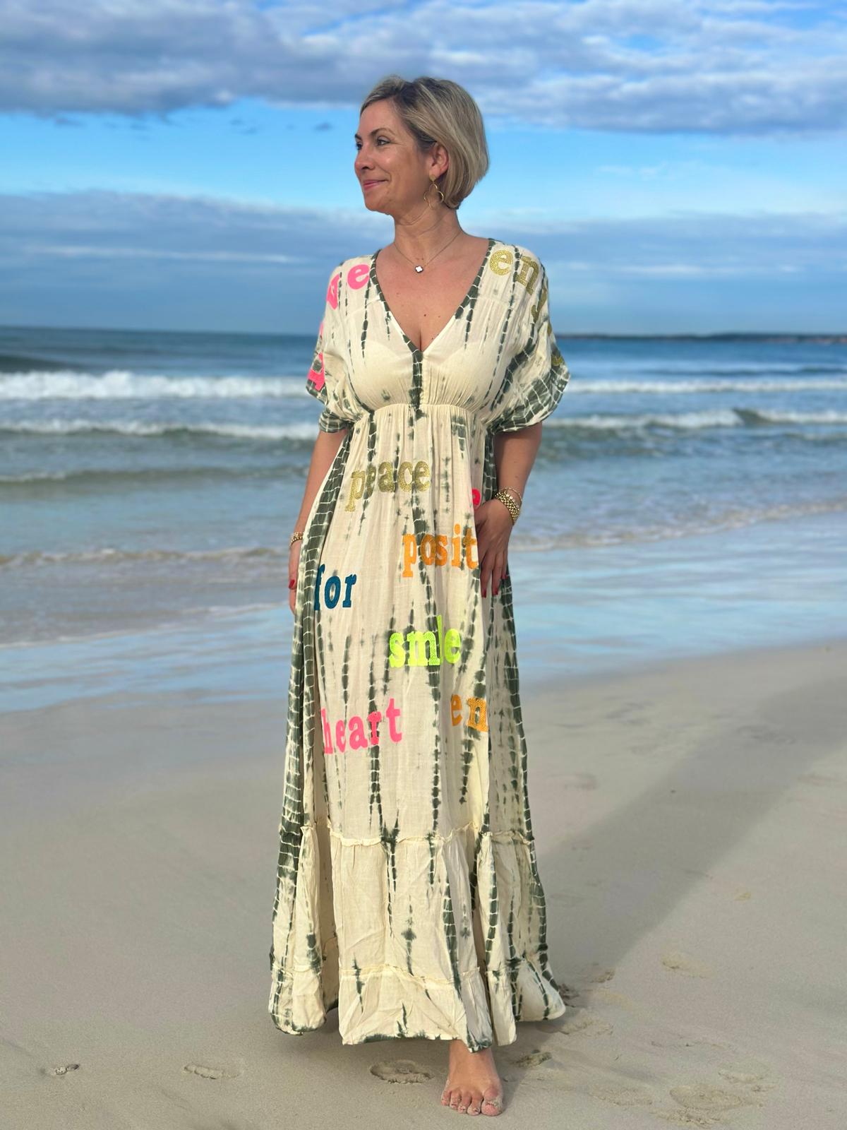 Onesize Maxikleid "MEDITERRANO"