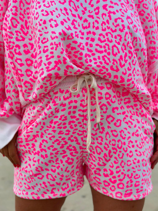 LEO LOVE Sweat-Pants in PINKY