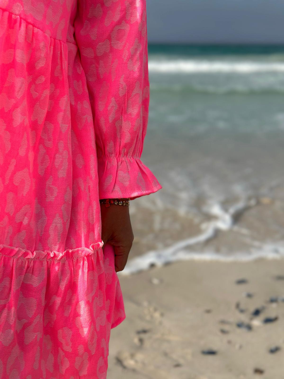 Sommertunika "PINK POWER AND LEO"