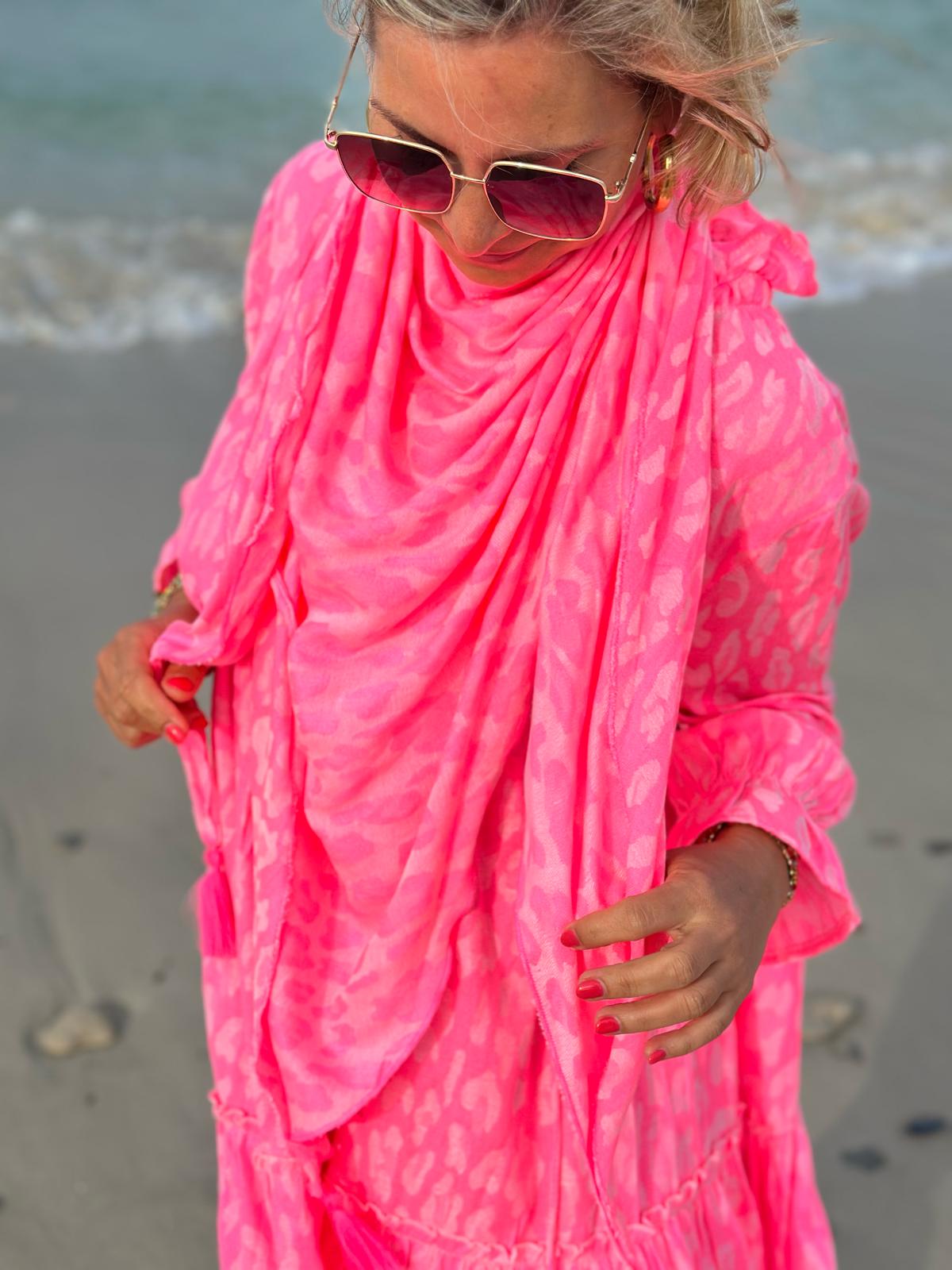 Sommertunika "PINK POWER AND LEO"